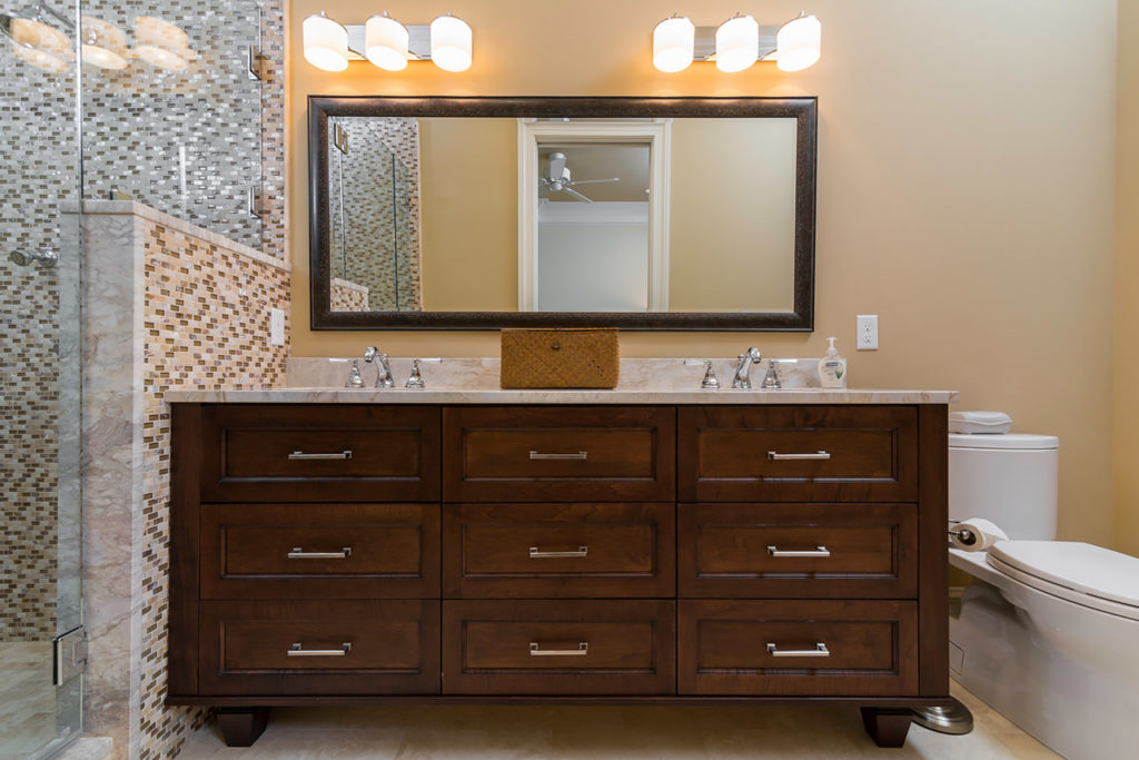 Highpoint Bathroom Vanity with Dark Stained Finish